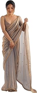 Womens Kanchipuram Silk Saree With Blouse (4203-2