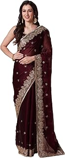 Womens Multicolor Banarasi silk Geometric Printed