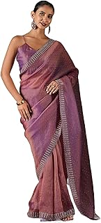 Womens Multicolor Georgette Ethnic Motif Printed 