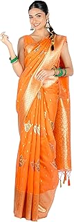 Womens Multicolor Pure Chiffon Embroidered Saree 