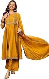 Womens Net Sequinned Saree (TI6576_Peach)