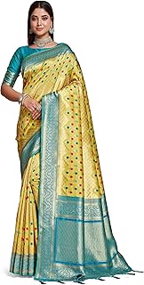 Womens Net Sequins Work Saree With Unstitched Blo