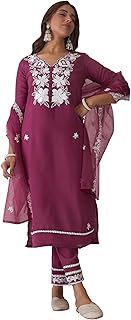 Womens Poly Chiffon Sequinned Saree (TI6686_Baby 