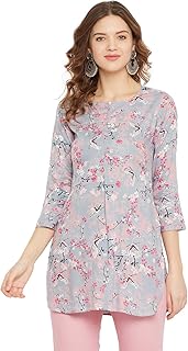 Womens Poly Crepe Kurta Set With Dupat