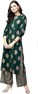 Womens Pure Cotton Printed Anarkali Kurta