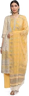 Womens Pure Crepe Solid Saree With Unstitched Blo