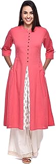 Womens Rayon Printed Gotta Work Straight Kurta an