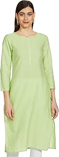 Womens Rayon Regular Kurta (Shiva Fab0786_Black_M