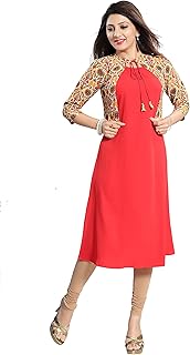 Womens Rayon Regular Fit Anarkali Kurti