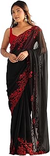 Womens Silk Blend Ethnic Motif Printed Ready To W