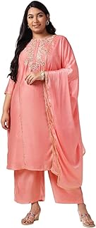 Womens Silk Blend Banarasi Saree With Unstitched 