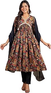 Womens Sea Green Soft Silk Botanical Printed Read