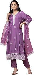 Womens Straight Salwar Suit Set