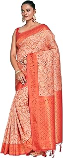 Womens Striped Crepe Tie and Dye Saree With Unsti