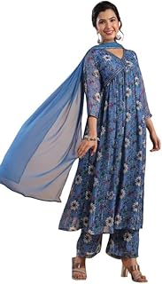 Womens Striped Crepe Printed Saree With Unstitche