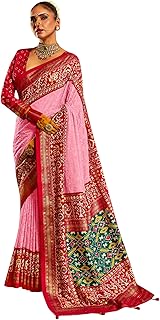 Womens Vichitra Silk Black Embellished Designer S