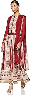 Womens Velvet Embellished Regular Kurta Set