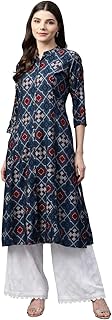 Womens Viscose Kurta with Palazzo Set