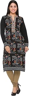 Womens Viscose Regular Fit Solid Kurta