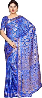 Womens Viscose Woven Design Saree With Unstitched