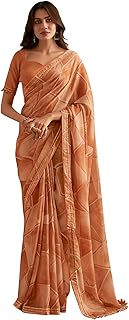 Womens Viscose Silk Kalamkari Printed Saree With 