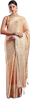 Womens Viscose Silk Botanical Printed Saree With 
