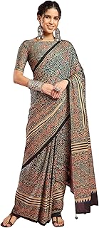 Womens Woven Design Banarasi Art Silk Saree With 