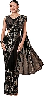 Womens Woven Design Kanjivaram Art Silk Saree Wit