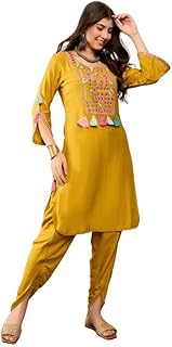 Womens Black Chanderi Blend Sequin Embellished Sui