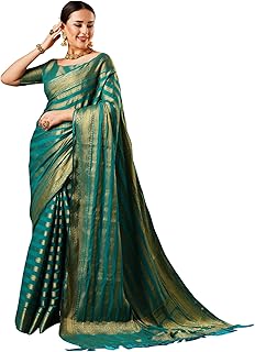 Womens Yellow Chiffon Embroidered Saree With Unst