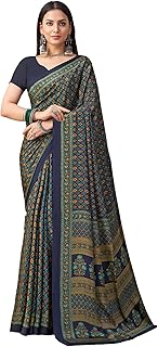 Womens Black Art Silk Warli Saree