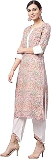 Womens Band Neck Solid Kurta