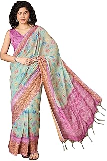 Womens Maroon Chiffon Embroidered Saree With Sequi