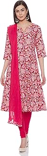 Womens Off White Kota Floral Printed Suit Set with
