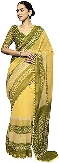 Womens Onion Pink Chiffon Striped Saree with Sequi