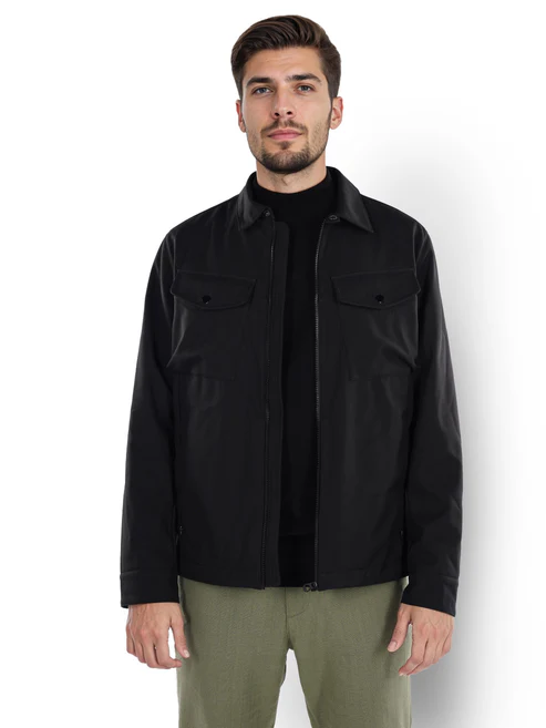 Polyester Black Jacket
