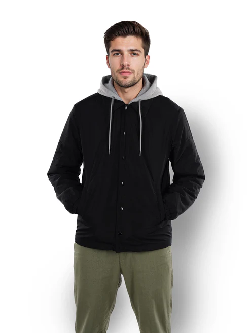 Polyester Black Jacket