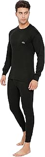 Lux Cottswool Men R-Neck Thermal Top and Lower Set