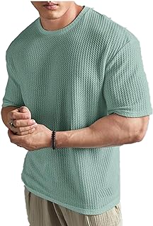 Mens Solid Dotted Unique Design Oversized Tshirt  