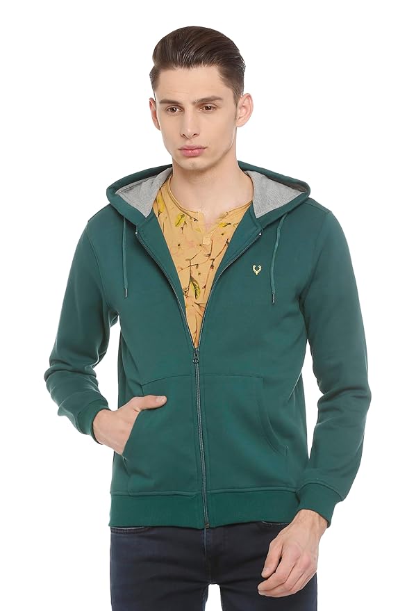 Cotton Hooded Neck Sweatshirt