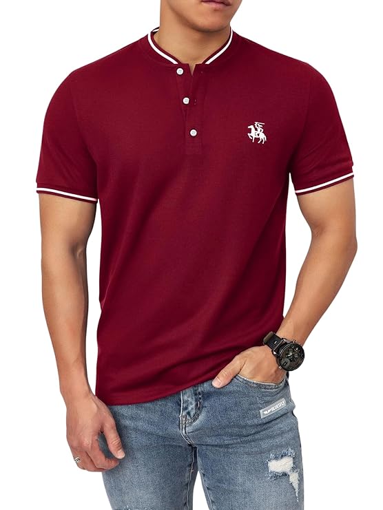 Lymio Men Solid Regular Fit T-Shirt