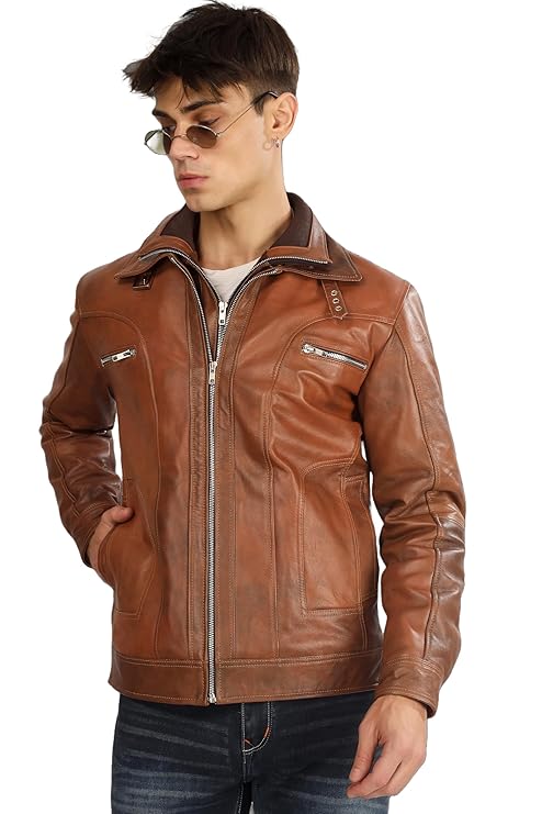 Leather Jacket Genuine Leather Jacket for Mens