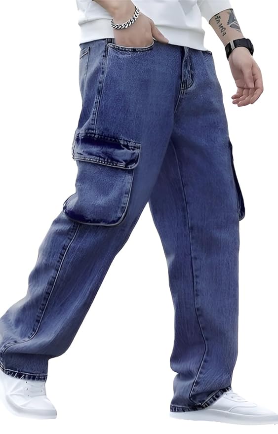 Ben Martin Men's Loose low Rise Cargo || Cargo Pants || Cargo Pants Denim || Pant || Cargos
