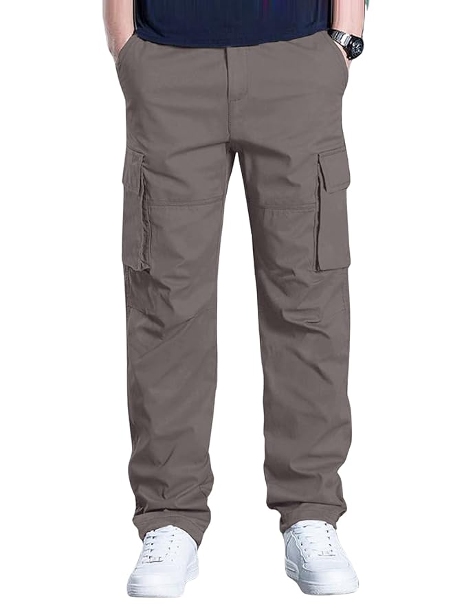 Leriya Fashion Men's Regular Fit Low Rise Cargos Trousers | Cargo Track Pant | Loose Fit | Regular T