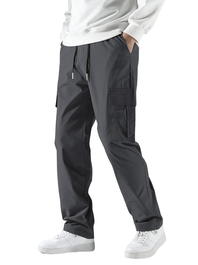 Vooter Loose Men's Tapered Jogger Trousers Casual Cargo Jeans Track Pant for Man ||