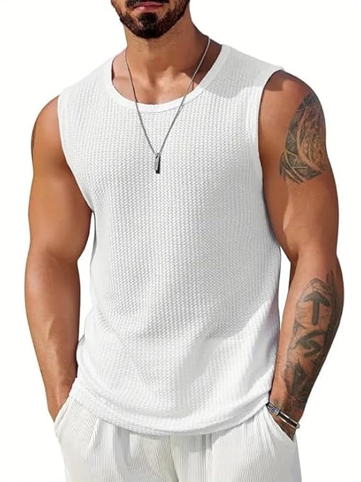 FN3 Waffle Vest for Men || Men's Tank Top Regular fit