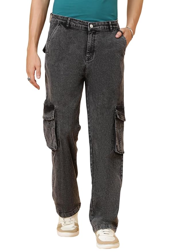 KOTTY Men's Straight Jeans