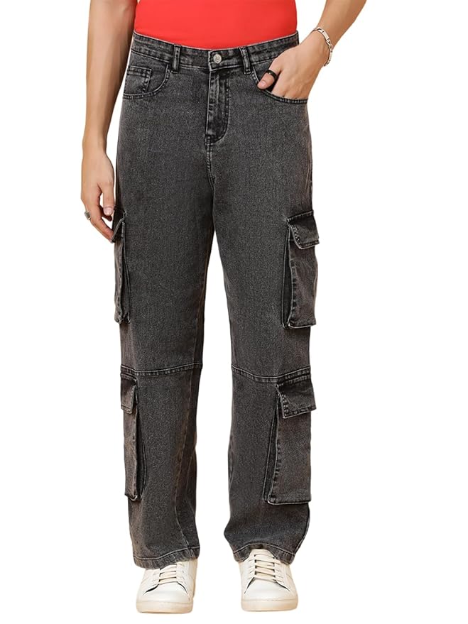 KOTTY Men's Straight Jeans