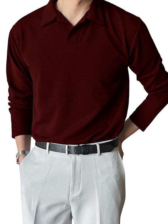 Leriya Fashion Men's Regular Fit Black Polo T-Shirt – Plain & Versatile (Available in Plus Size and 