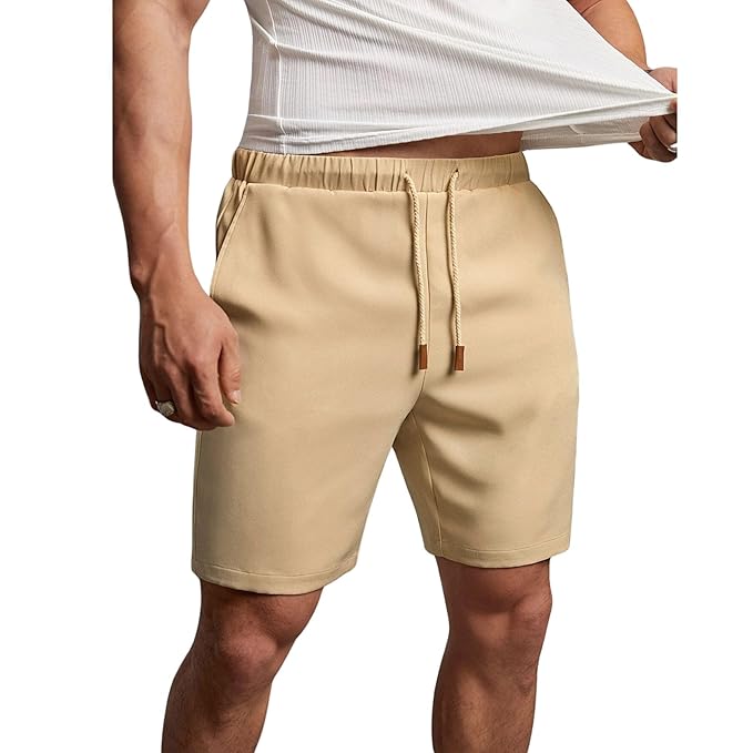 Zip Pocket Regular Fit Shorts for Men | Cotton French Terry Fabric |